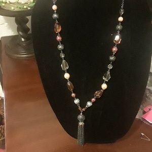 New Apt9 beaded and gemstone necklace